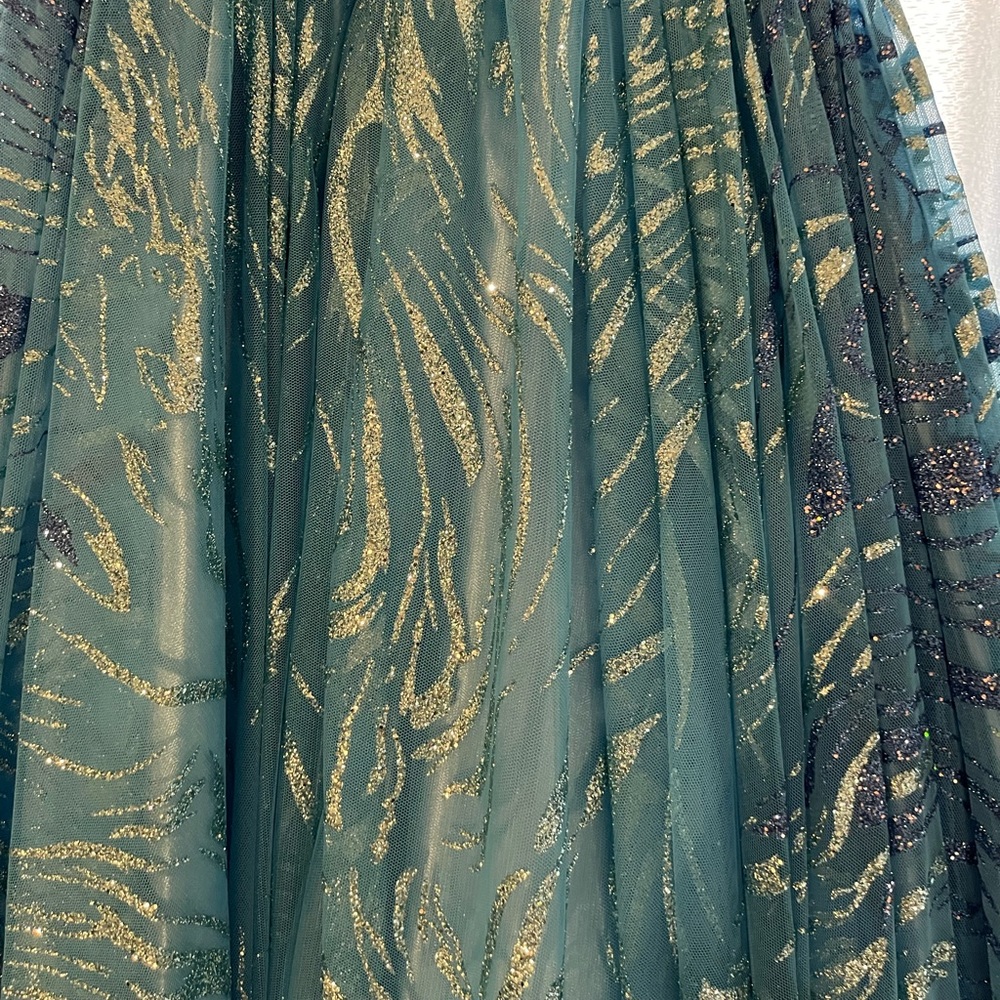 Teal Blue Prom/Homecoming/Pageant Dress - Picture 10 of 11